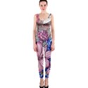 Broken And Budding Watercolor Flowers One Piece Catsuit View1