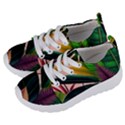 Ai Generated Tropical Leaves Foliage Wallpaper Kids  Lightweight Sports Shoes View2