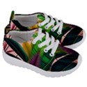 Ai Generated Tropical Leaves Foliage Wallpaper Kids  Lightweight Sports Shoes View3