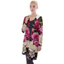 Ai Generated Roses Flowers Petals Bouquet Wedding Hooded Pocket Cardigan View1