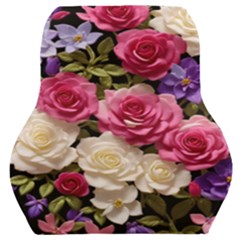 Ai Generated Roses Flowers Petals Bouquet Wedding Car Seat Back Cushion  by Ravend