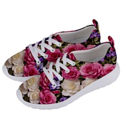 Ai Generated Roses Flowers Petals Bouquet Wedding Women s Lightweight Sports Shoes by Ravend