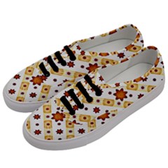 Background Floral Pattern Graphic Men s Classic Low Top Sneakers by Ravend