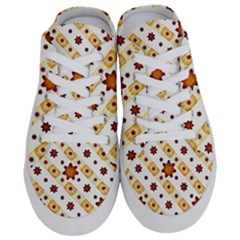 Background Floral Pattern Graphic Half Slippers by Ravend