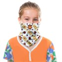 Background Floral Pattern Graphic Face Covering Bandana (Kids) View1