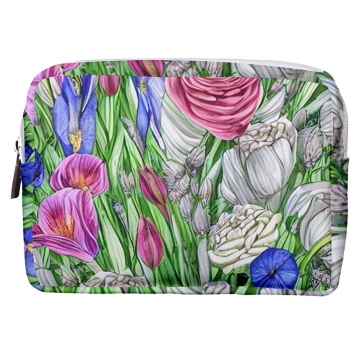 Celestial And Charming Florals Make Up Pouch (Medium)