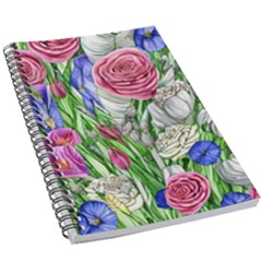 Celestial And Charming Florals 5 5  X 8 5  Notebook by GardenOfOphir