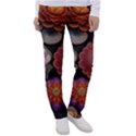 Ai Generated Floral Pattern Flowers Floral Women s Casual Pants View1