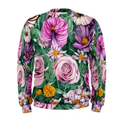 Budding And Captivating Flowers Men s Sweatshirt