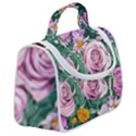 Budding And Captivating Flowers Satchel Handbag View2