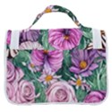 Budding And Captivating Flowers Satchel Handbag View3