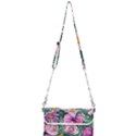 Budding And Captivating Flowers Mini Crossbody Handbag View1