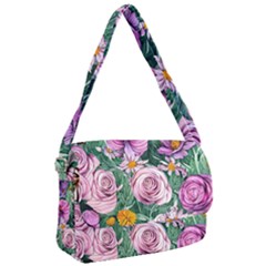 Budding And Captivating Flowers Courier Bag