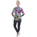 Budding And Captivating Flowers Casual Zip Up Jacket View2