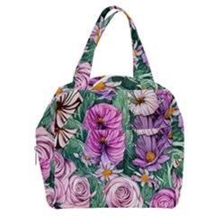 Budding And Captivating Flowers Boxy Hand Bag by GardenOfOphir