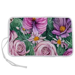 Budding And Captivating Flowers Pen Storage Case (M)