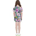 Budding And Captivating Flowers Kids  Tee And Sports Shorts Set View2