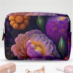 Ai Generated Flowers Plants Petals Buds Make Up Pouch (medium) by Ravend