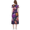 Ai Generated Flowers Plants Petals Buds High Low Boho Dress View2