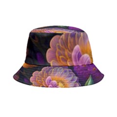 Ai Generated Flowers Plants Petals Buds Inside Out Bucket Hat by Ravend