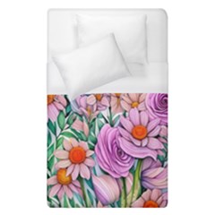 Bright And Brilliant Bouquet Duvet Cover (single Size) by GardenOfOphir