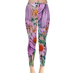 Bright And Brilliant Bouquet Inside Out Leggings