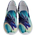 Ai Generated Dragon Fractal Art Texture Men s Lightweight Slip Ons View1