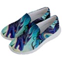 Ai Generated Dragon Fractal Art Texture Men s Lightweight Slip Ons View2