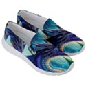 Ai Generated Dragon Fractal Art Texture Men s Lightweight Slip Ons View3