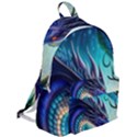 Ai Generated Dragon Fractal Art Texture The Plain Backpack View2