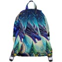 Ai Generated Dragon Fractal Art Texture The Plain Backpack View3