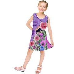 Brittle And Broken Blossoms Kids  Tunic Dress by GardenOfOphir