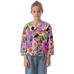 Brittle And Broken Blossoms Kids  Sailor Shirt