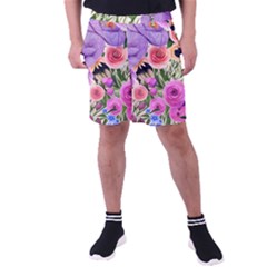 Brittle And Broken Blossoms Men s Pocket Shorts by GardenOfOphir