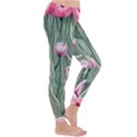 Pure And Radiant Watercolor Flowers Classic Winter Leggings View3