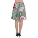 Pure And Radiant Watercolor Flowers Chiffon Wrap Front Skirt View2