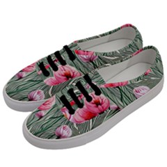 Pure And Radiant Watercolor Flowers Men s Classic Low Top Sneakers by GardenOfOphir