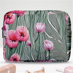 Pure And Radiant Watercolor Flowers Make Up Pouch (large) by GardenOfOphir