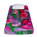 Mysterious And Enchanting Watercolor Flowers Fitted Sheet (Single Size) View1