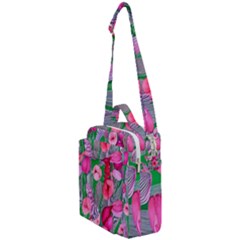 Mysterious And Enchanting Watercolor Flowers Crossbody Day Bag