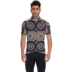 Background Art Pattern Design Graphic Men s Short Sleeve Cycling Jersey