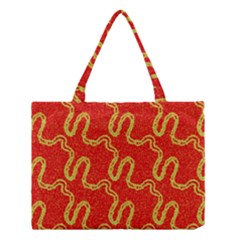 Background Ornamental Pattern Abstract Seamless Medium Tote Bag by Ravend