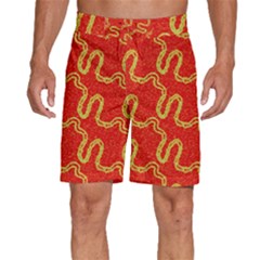 Background Ornamental Pattern Abstract Seamless Men s Beach Shorts