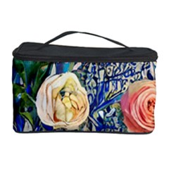 Captivating Watercolor Flowers Cosmetic Storage by GardenOfOphir