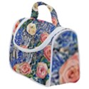 Captivating Watercolor Flowers Satchel Handbag View1