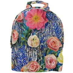 Captivating Watercolor Flowers Mini Full Print Backpack by GardenOfOphir