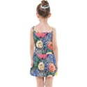 Captivating Watercolor Flowers Kids  Summer Sun Dress View2