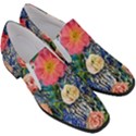 Captivating Watercolor Flowers Women Slip On Heel Loafers View3