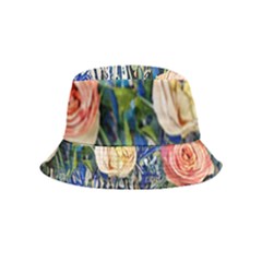 Captivating Watercolor Flowers Bucket Hat (kids) by GardenOfOphir