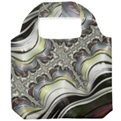 Fractal Background Pattern Texture Abstract Design Art Foldable Grocery Recycle Bag by Ravend